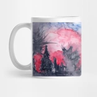 Sunset Trees Mug